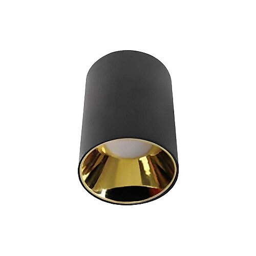 ACK AH03-08661 Dekoratif Tavan Armatürü, Gold Siyah Kasa Yuvarlak GU10 - ACK