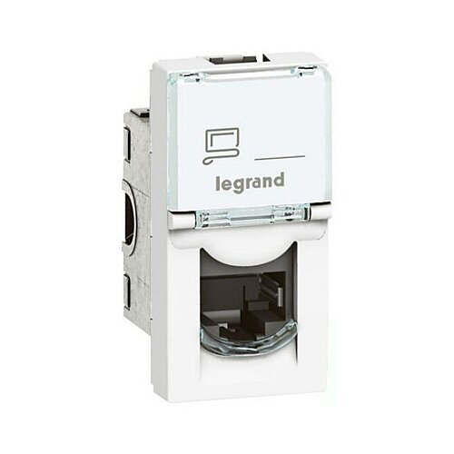 Legrand Mosaic 076562 1 Port Cat6 FTP Data Prizi - LEGRAND