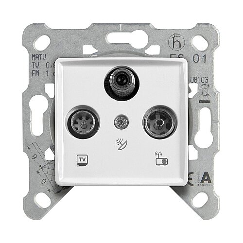 Viko Linnera / Rollina 90440041 Uydu Prizi (SAT-TV-RAD Sonlu) Beyaz - VİKO