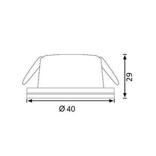 LS968 AL Alüminyum Sıva Altı LED Spot, 3W 3000K  - JUPİTER (1)