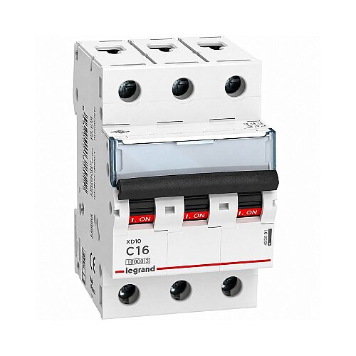 Legrand 433944 XD10 Otomatik Sigorta, 3K C16 10kA - LEGRAND