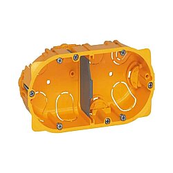 Legrand Batibox 080052 Alçıpan Kasa, 2’li 50mm Sarı - 1