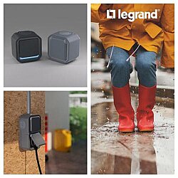 Legrand Plexo 069711L Vavien Anahtar, Sıva Üstü Gri IP55 - 3