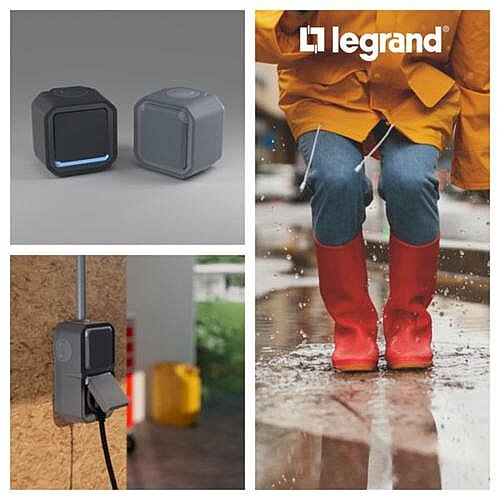 Legrand Plexo 069711L Vavien Anahtar, Sıva Üstü Gri IP55 - 3