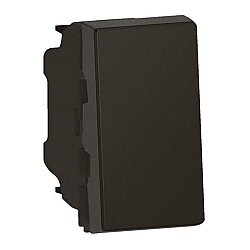 Legrand 079130L EasyLed Buton Anahtar, 6A 1 Modül Mat Siyah - 1