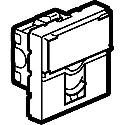 Legrand 076576 Mosaic RJ45 Data Prizi, Cat6A STP 2 Modül Beyaz - 4