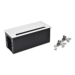 Legrand 654870 Incara 8 Modül Masaüstü Priz Kutusu, 295 mm Alüminyum - 2