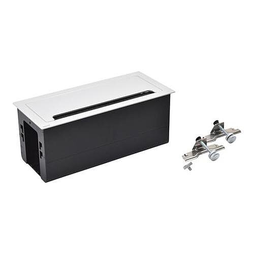 Legrand 654870 Incara 8 Modül Masaüstü Priz Kutusu, 295 mm Alüminyum - LEGRAND (1)