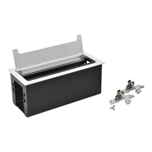 Legrand 654870 Incara 8 Modül Masaüstü Priz Kutusu, 295 mm Alüminyum - LEGRAND
