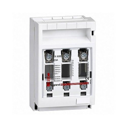 Legrand 605200 Yük Ayırıcı Şalter, 3P 125A (Montaj Plakalı) - LEGRAND