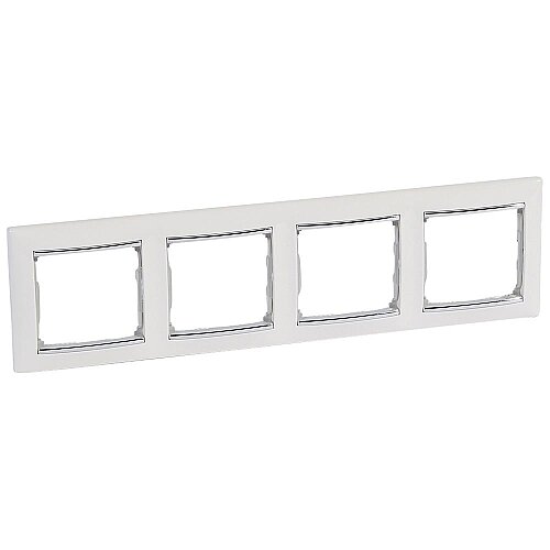 Legrand 770494 4’lü Çerçeve Yatay/Dikey, Beyaz - LEGRAND