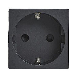 Legrand Armada 2M Schuko Otomatik Terminalli Mat Siyah Priz - 2