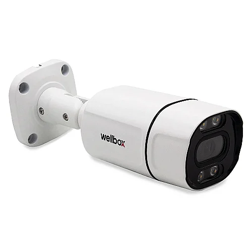 Wellbox WB-IPB4119MWS 4MP IP PoE Dış Mekan Renkli Gece Görüşlü Güvenlik Kamerası - 1