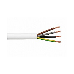 Ünal 4x1 mm² TTR Kablo Beyaz H05VV-F - 1