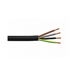 Ünal 4x4 mm² TTR Kablo Siyah H05VV-F - Ünal