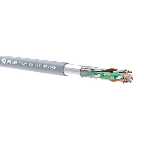 Erse Erline CAT 6 F/UTP 23 AWG LSOH GRİ İletişim Kablosu - ERSE