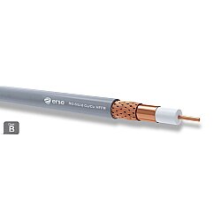 Erse Coaxial RG 6/U-6 Cu/Cu TRISHIELD Class A+HFFR (Cca Sinyal Kablosu - 1