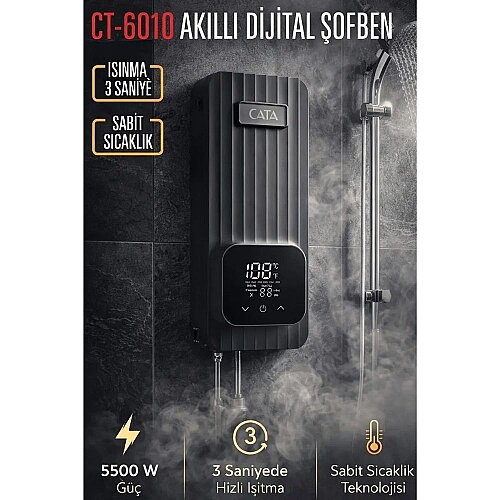 CATA CT-6010 Akıllı Dijital Şofben 5500W - CATA (1)