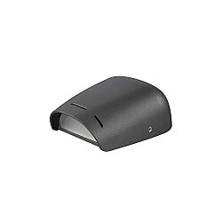 ACK Sirius B 3.5W LED Bahçe Duvar Apliği 3000K Gün Işığı Siyah - 1