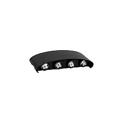 ACK 8W Dekoratif LED Aplik Siyah 3000K Gün Işığı AH07-07301 - 1