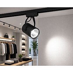 ACK AD30-11901 30W 3000K Günışığı COB LED Ray Spot Siyah - 2
