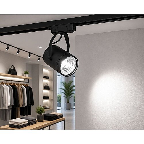 ACK AD30-11901 30W 3000K Günışığı COB LED Ray Spot Siyah - ACK (1)