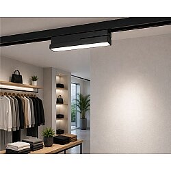 ACK AD45-03291 12W 3 Renkli Katlanır LED Magnet Ray Spot Siyah 23 cm - 2