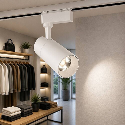 ACK AD30-01100 30W Led Ray Spot Armatür Beyaz Kasa 3000K Günışığı - ACK (1)