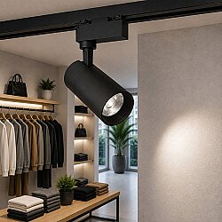 ACK AD30-01101 30W Led Ray Spot Armatür Siyah 3000K Günışığı - 2