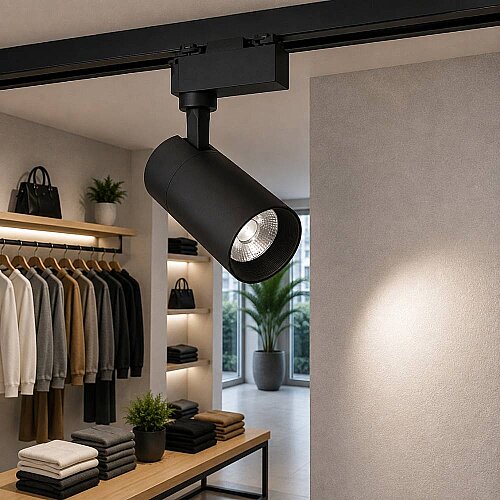 ACK AD30-01101 30W Led Ray Spot Armatür Siyah 3000K Günışığı - ACK (1)