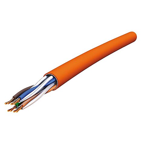 Nexans Cat5e UTP LAN Kablosu 4x2x0,5 mm² LSZH Turuncu (Kutu) - NEXANS