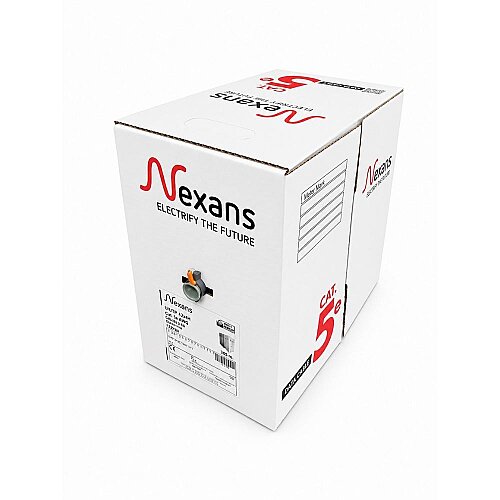 Nexans Cat5e UTP LAN Kablosu 4x2x0,5 mm² LSZH Turuncu (Kutu) - NEXANS (1)