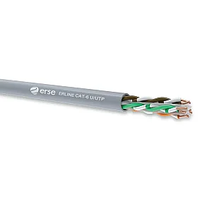 Erse Erline CAT 6 U/UTP 23 AWG PVC Gri Renk 305 Metre İletişim Kablosu - ERSE (1)