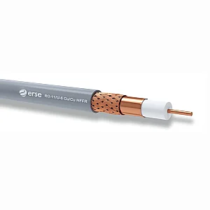 Erse Coaxial RG 11/U-6 Cu/Cu Class B HFFR Anten Kablosu - 1