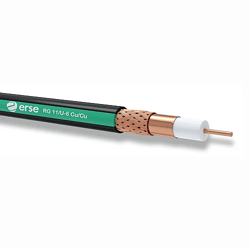 Erse Coaxial RG 11/U-6 Cu/Cu PVC Anten Kablosu - 1