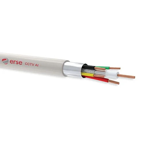 Erse CCTV-AL 1 COAX+2X0,22 mm² Rulo Kamera Kablosu - 1