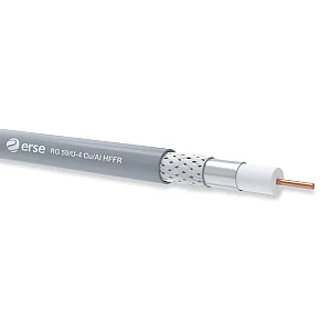 Erse CCTV-AL 1 COAX RG 59/U-4+2x0,22+2x0,75 mm² HFFR Kamera Kablosu - 1