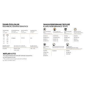 Erse Ertival JE-H(St)H...Bd FE180/PH120/E30 1x2x0,8+0,8mm² Yangın Alarm Kablosu - 4