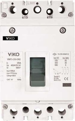 Viko Kompakt Şalter Sabit 35ka 4x250a Sn2