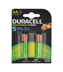 Duracell 1.2V 2500 mAh AA Şarjlı Kalem Pil 2li - 1