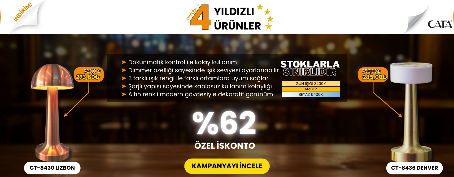 4 Yıldızlı Ürünler 2. Kampanya
