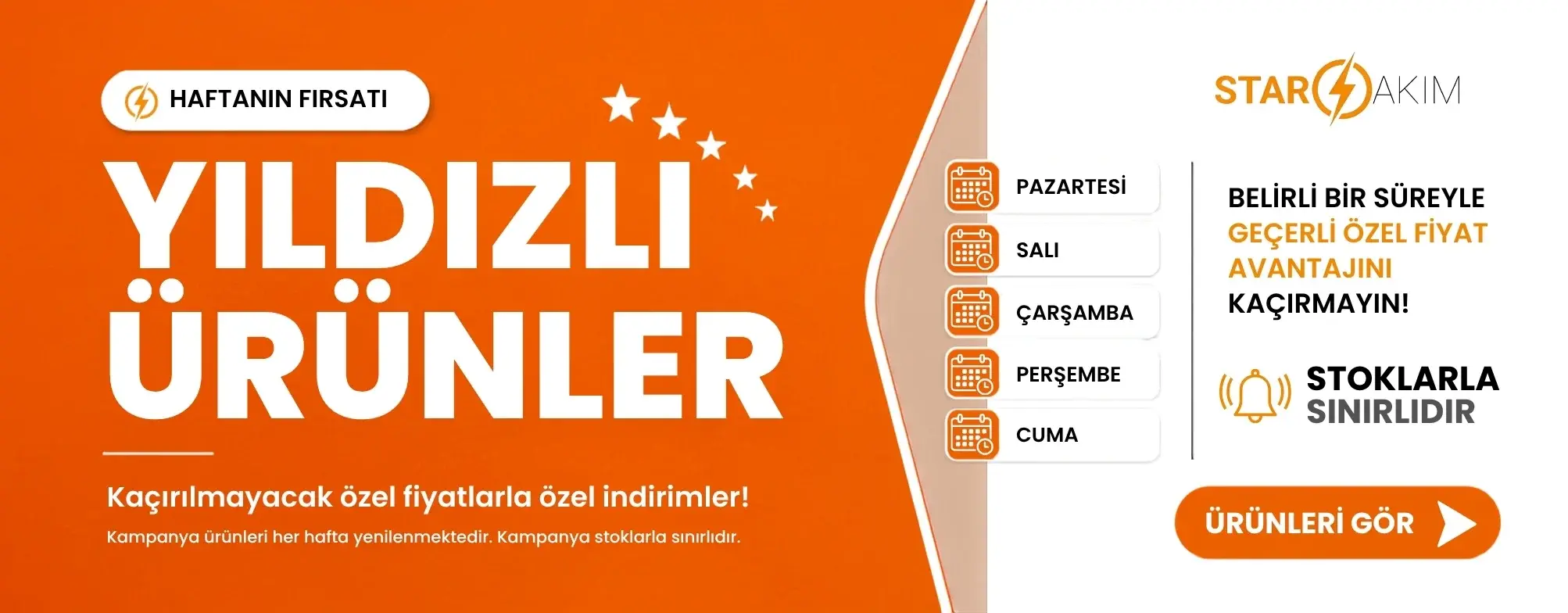 Yıldızlı Ürünler-1