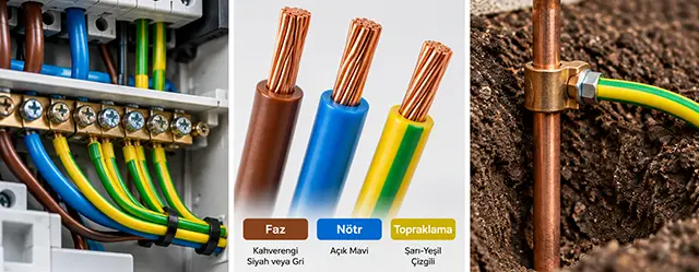 Topraklama Kablosu Hangi Renk Olmalıdır?