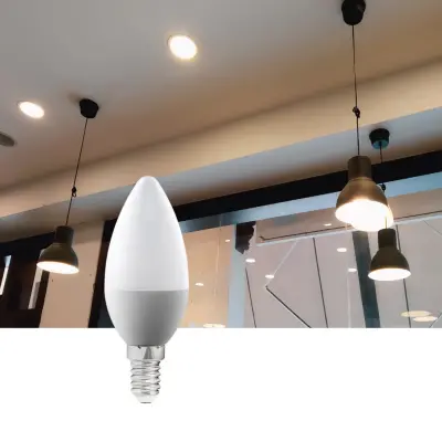 ACK AA09-00710 7W E14 3000K Günışığı Mum Led Ampul - 2