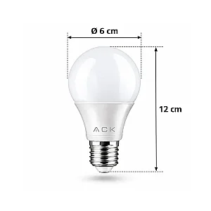 ACK AA13-01223 12W E27 A60 6500K Beyaz Led Ampul - 4