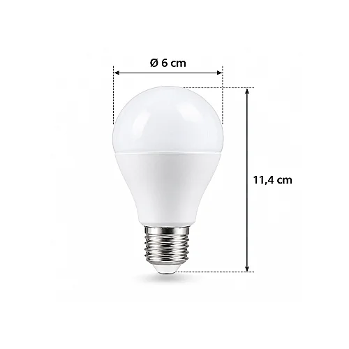 ACK AA14-01023 9W E27 A60 6500K Beyaz Dimlenebilir Led Ampul - 4