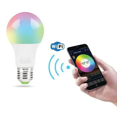 ACK AA14-60920 10W E27 RGB Wi-Fi Led Ampul - 3