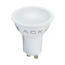 ACK AA24-00751 7W Led Ampul 220-240V GU10 Duylu 4000K Kırık Beyaz SMD Difüzörlü - 1