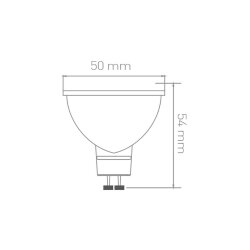 ACK AA25-01553 5W GU10 Lensli Dimlenebilir 6500K Beyaz Led Ampul - ACK (1)