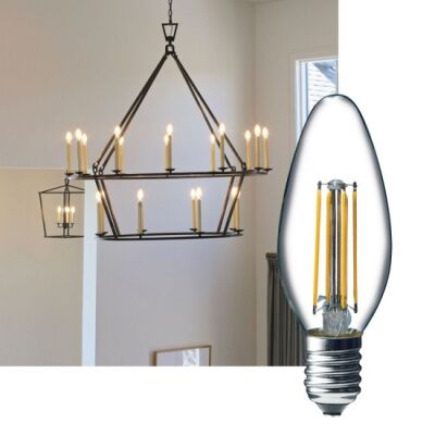 ACK AA36-00410 4W E14 C35 Tip 3000K Günışığı Led Filament Ampul - 2